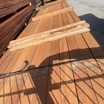 Ca. 120x Guyana Teak Planken Fijnbezaagd, 31x80mm, lengte 520cm